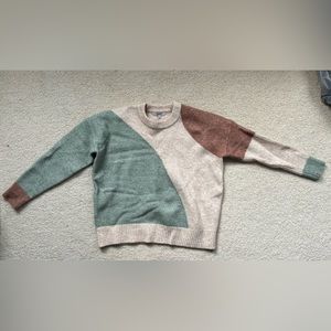 Madewell Color Block Sweater (Cedarbrook Pullover)